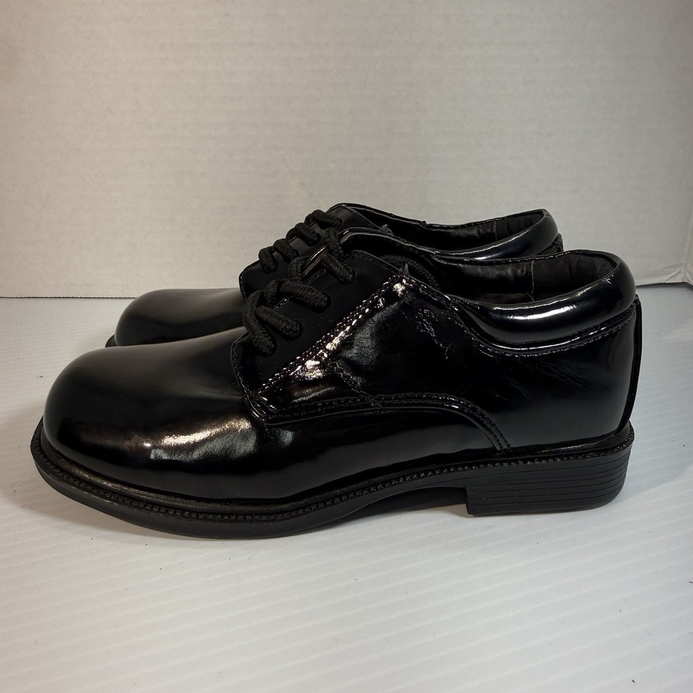 Modit Boys Oxfords Tuxedo Evening & Party Dress Shoes Black Patent Shiny size 11